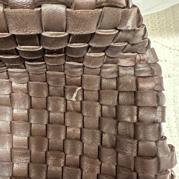 COPY - FALOR leather woven brown bag Italy - Picture 15 of 16
